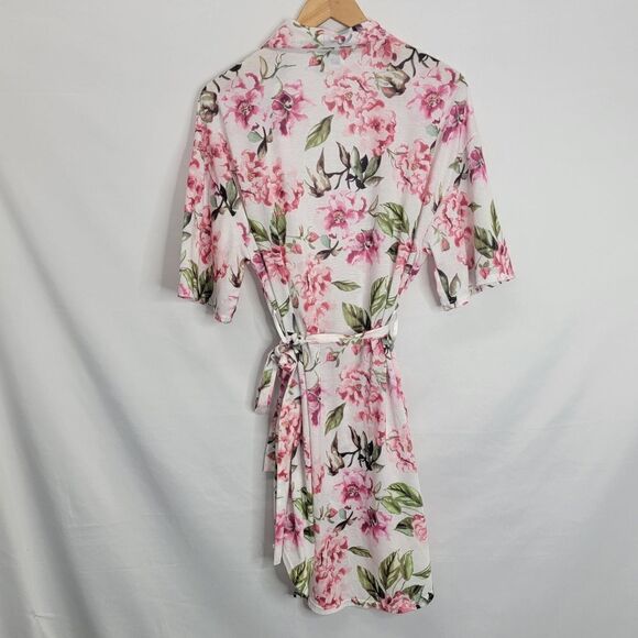 𝅺show ME YOUR MUMU Brie Robe Multicolor Short Sleeve Kimono Floral Cardigan - Picture 8 of 14